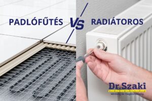 Padlófűtés vs. radiátoros rendszer