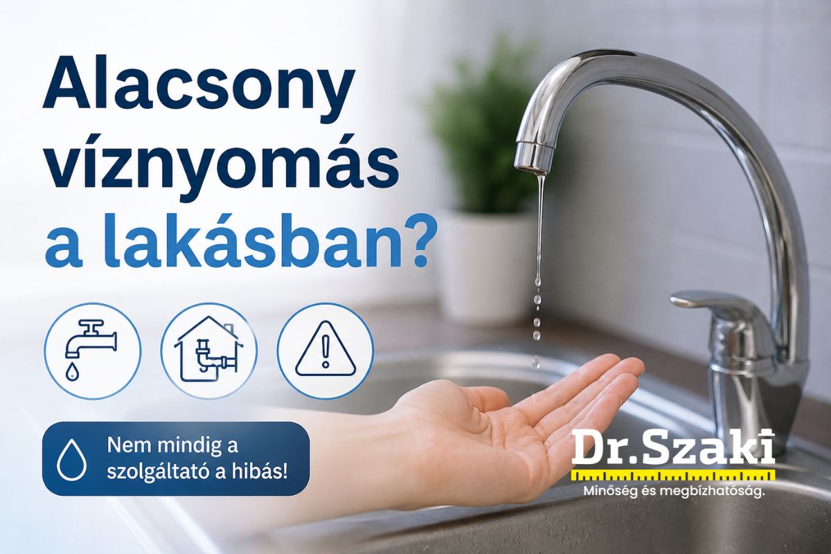 Alacsony víznyomás a lakásban?